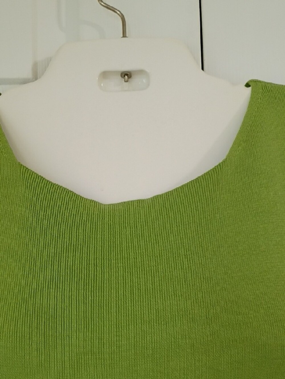 Coldwater Creek Lime Green Sleeveless Knit Tank Top 3X - Picture 2 of 5